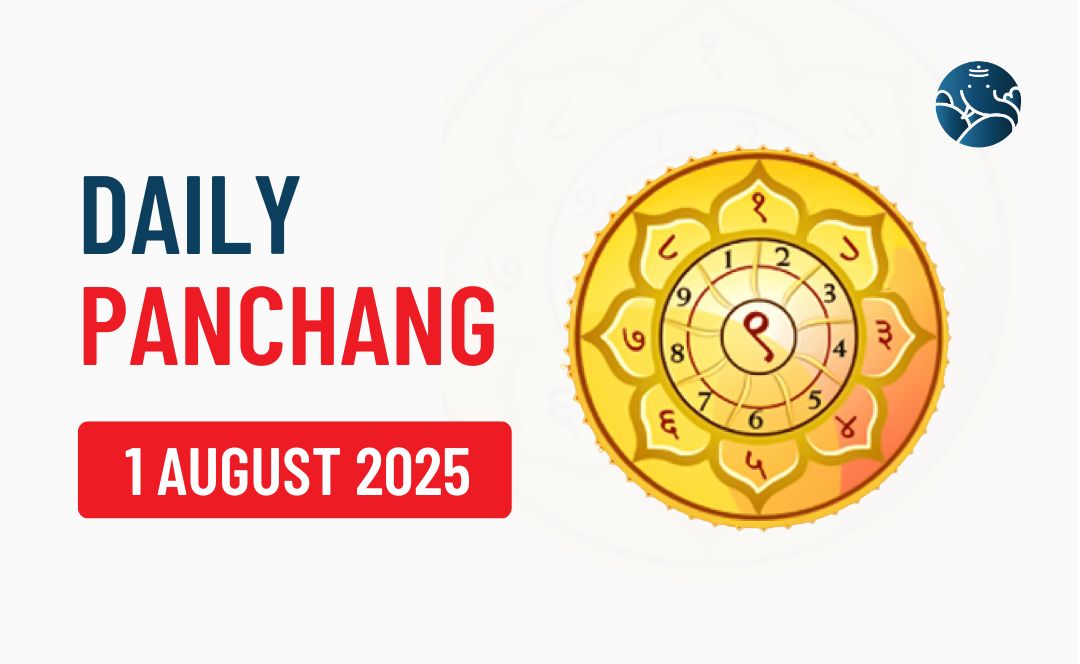 1 August 2025 Panchang & Daily Panchang