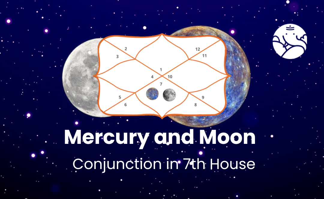 Mercury and Moon Conjunction in 7th House - Know its Effects