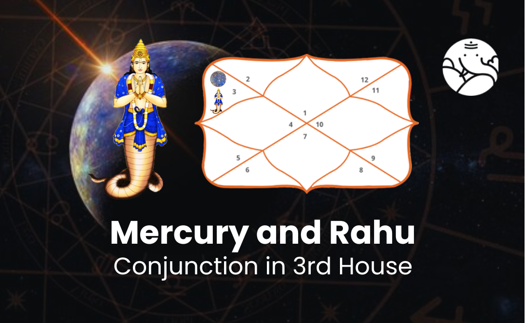 Mercury and Rahu Conjunction in 3rd House - Know its Effects