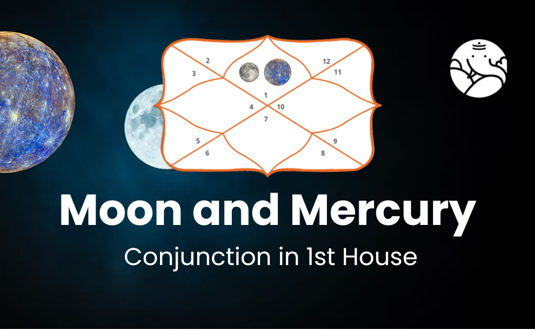 Moon and Mercury Conjunction in 1st House - Know its Effects