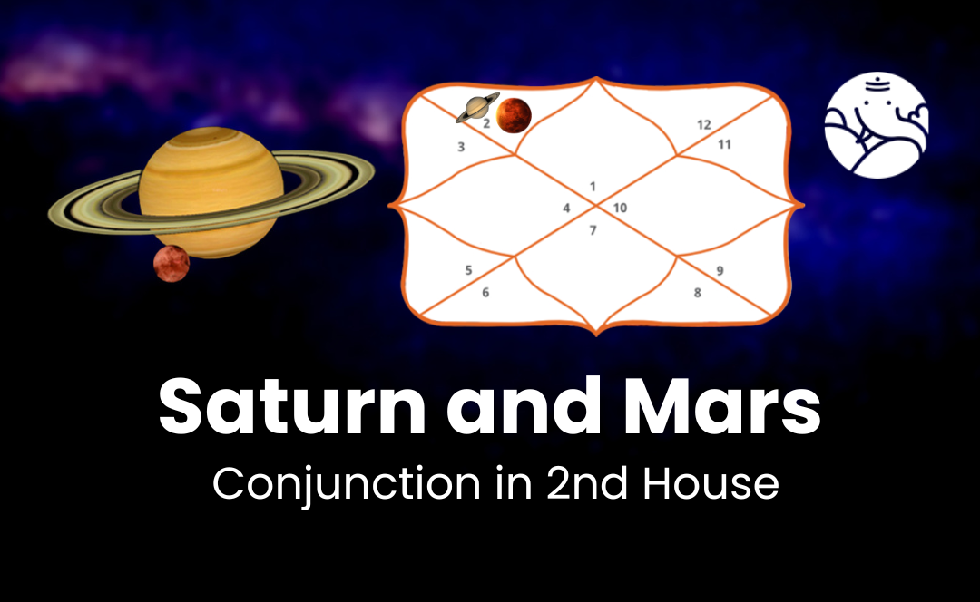 Saturn and Mars Conjunction in 2nd House - Know its Effects
