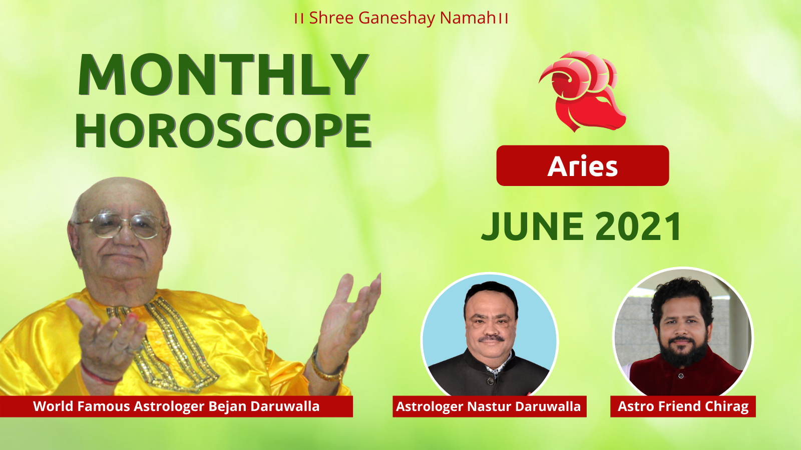 Astrology Predictions for the Zodiac Sign Aries for June 2021 Monthly Predictions | Vedic Astrology