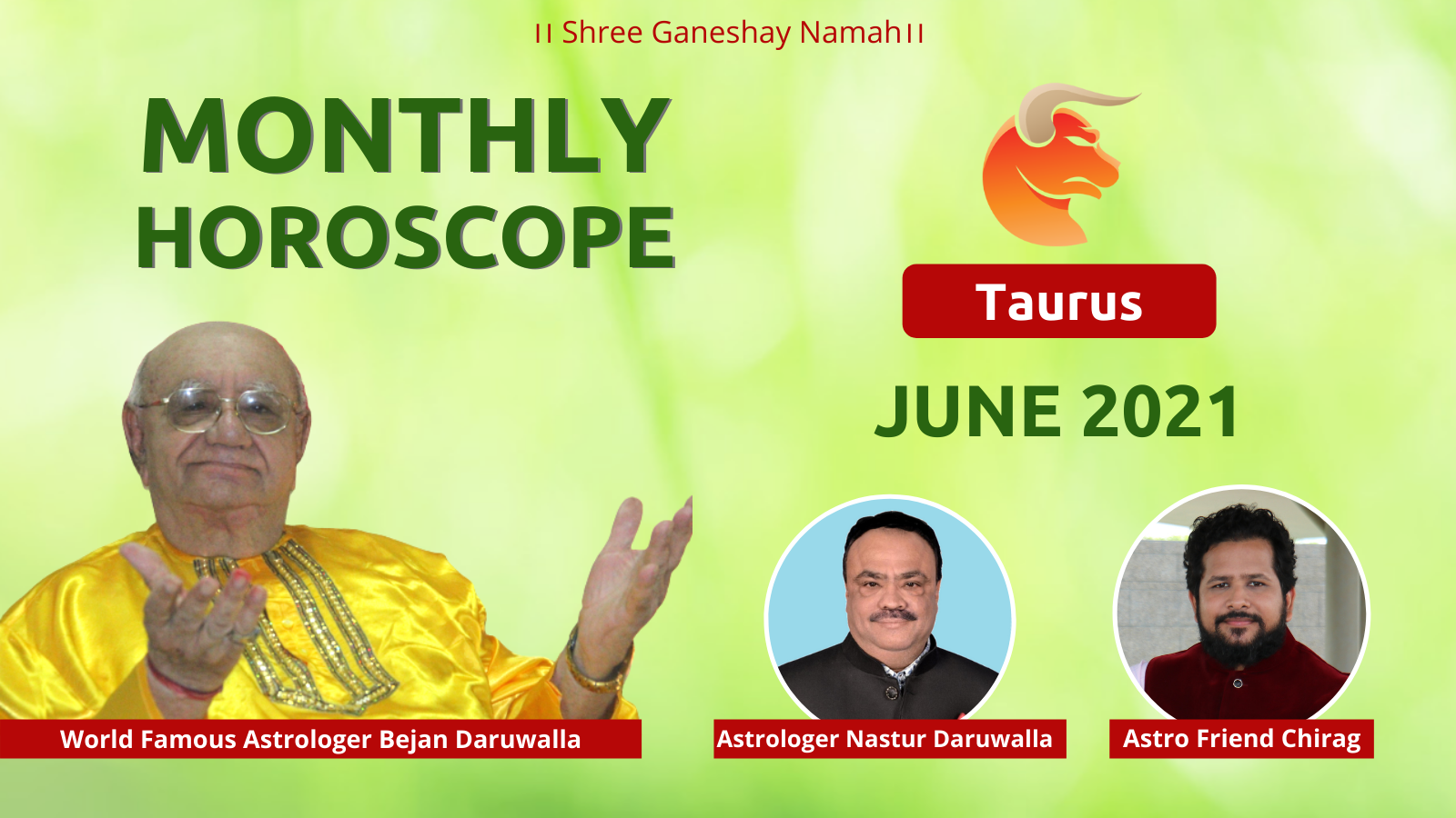 Astrology Horoscope for the Zodiac Sign TAURUS for June 2021 | Monthly Predictions Vedic Astrologer