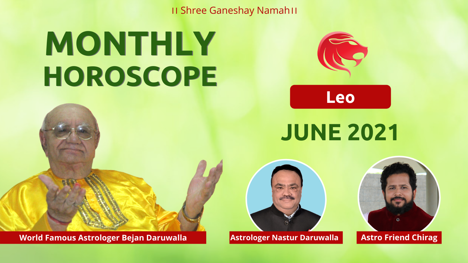 Astrology Horoscope for the Zodiac Sign LEO for June 2021 | Monthly Predictions | Vedic Astrologer