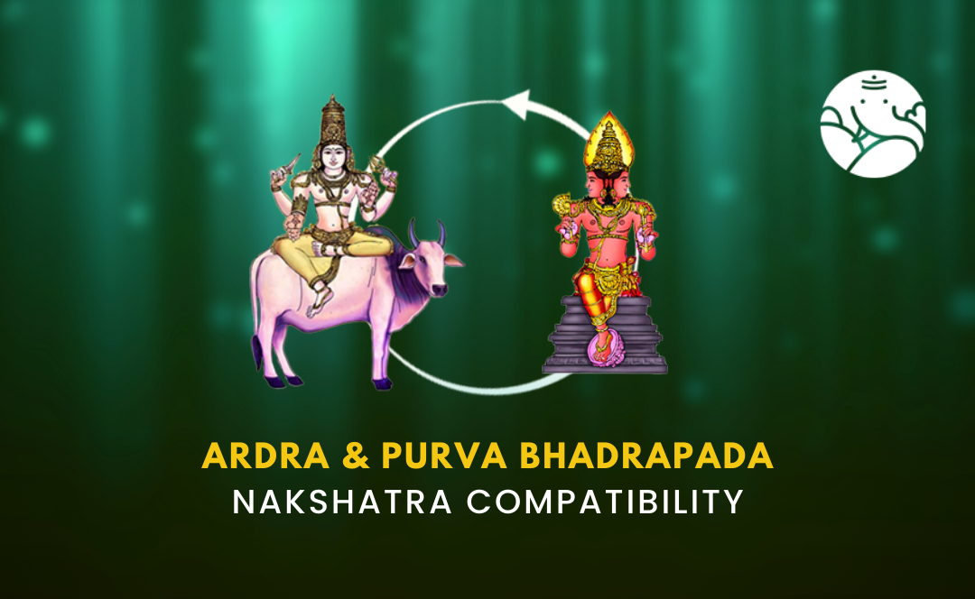 Ardra and Purva Bhadrapada Nakshatra Compatibility