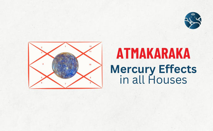 Atmakaraka Mercury Effects in all Houses