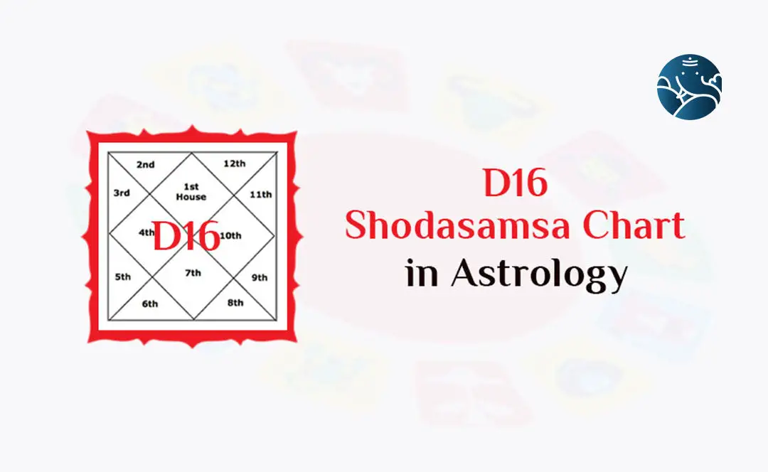 D16 Chart –  D16 Shodasamsa Chart in Astrology