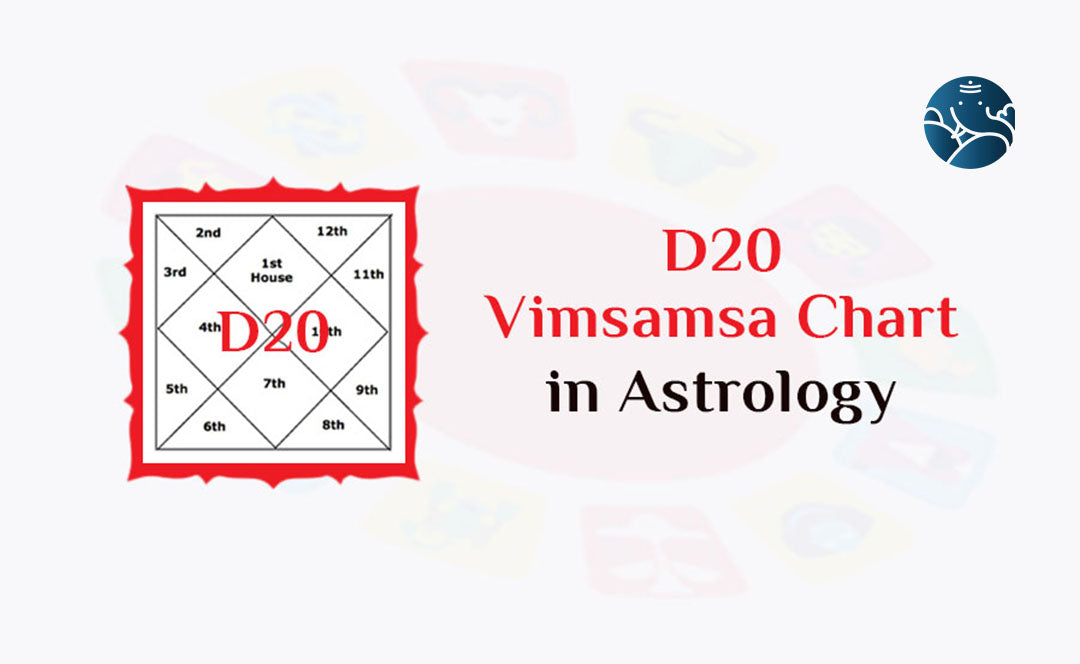 D20 Chart – D20 Vimsamsa Chart in Astrology