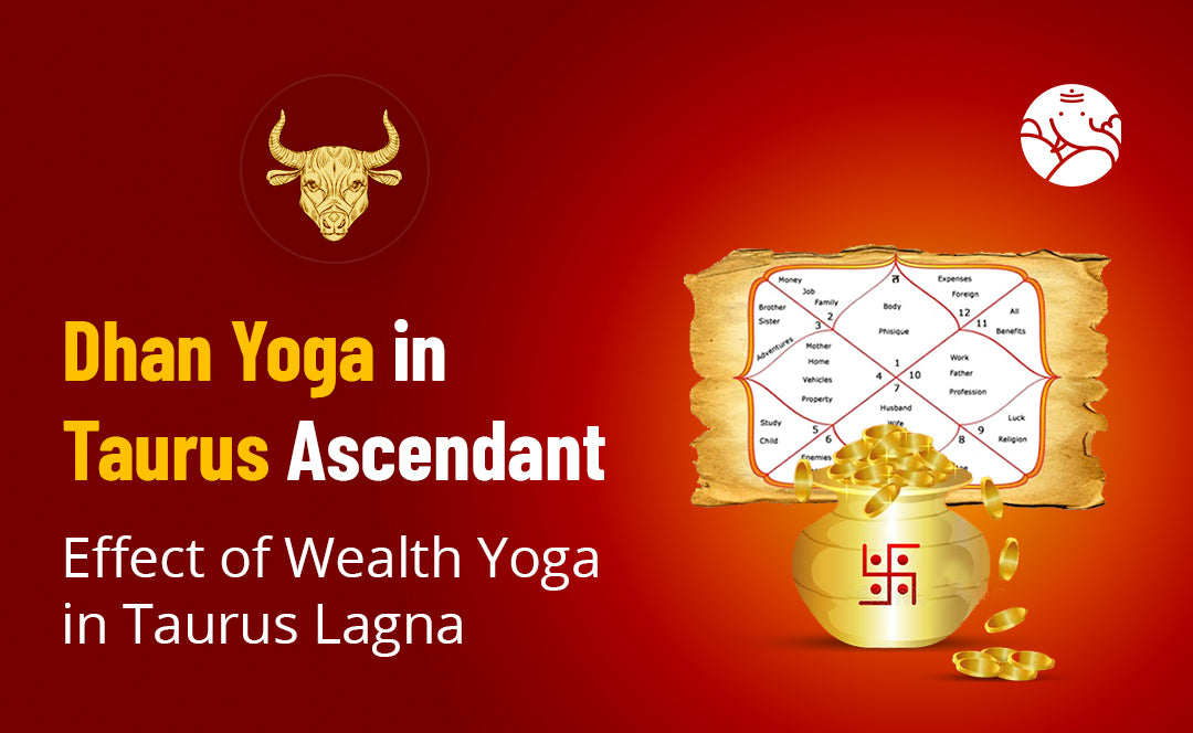 Dhan Yoga in Taurus Ascendant: Effect of Wealth Yoga in Taurus Lagna