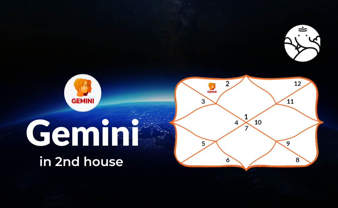 Gemini in 2nd house