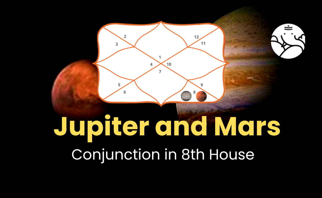 Jupiter and Mars Conjunction in 8th house