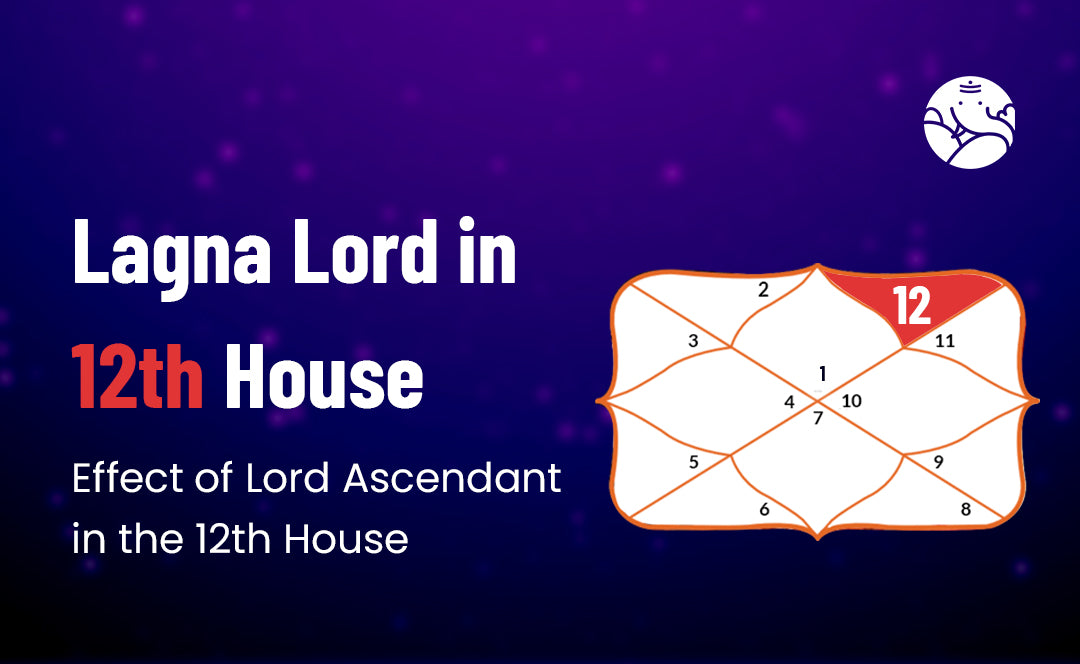 Lagna Lord in 12th House: Ascendant Lord in 12th House