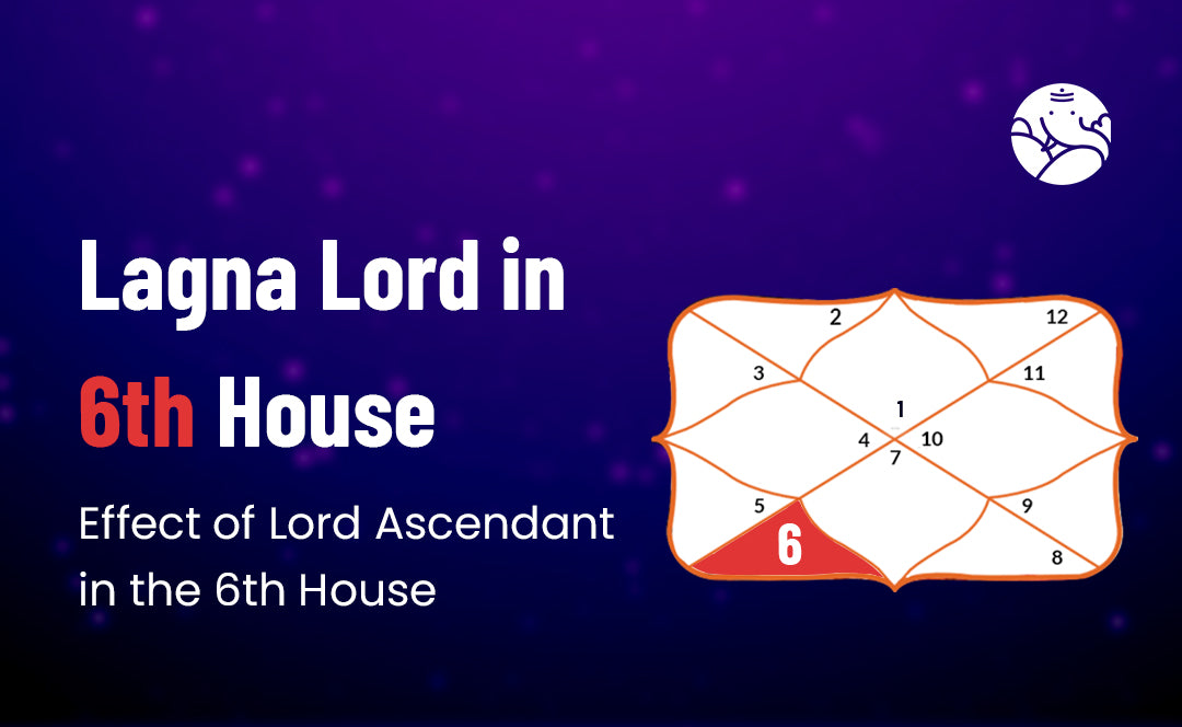 Lagna Lord in 6th House: Ascendant Lord in 6th House