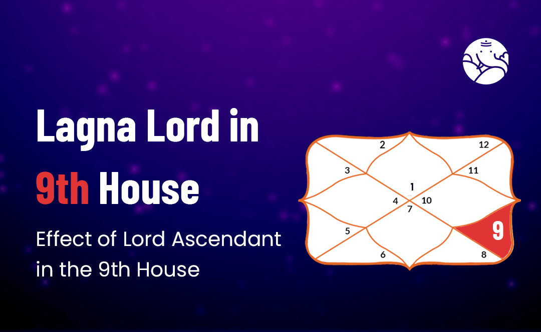 Lagna Lord in 9th House: Ascendant Lord in 9th House