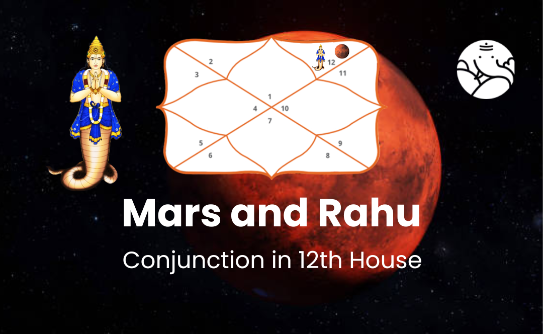 Mars and Rahu Conjunction in 12th House