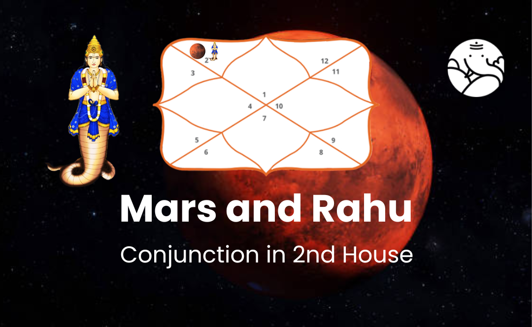 Mars and Rahu Conjunction in 2nd House