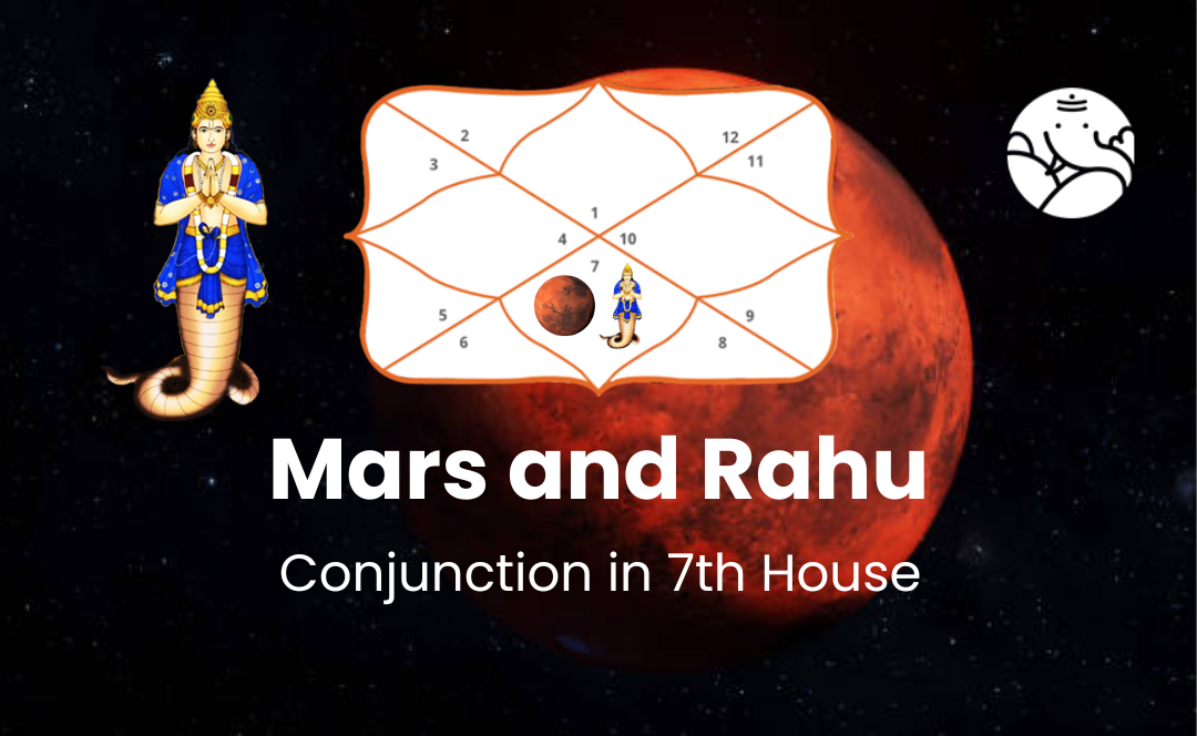 Mars and Rahu Conjunction in 7th House