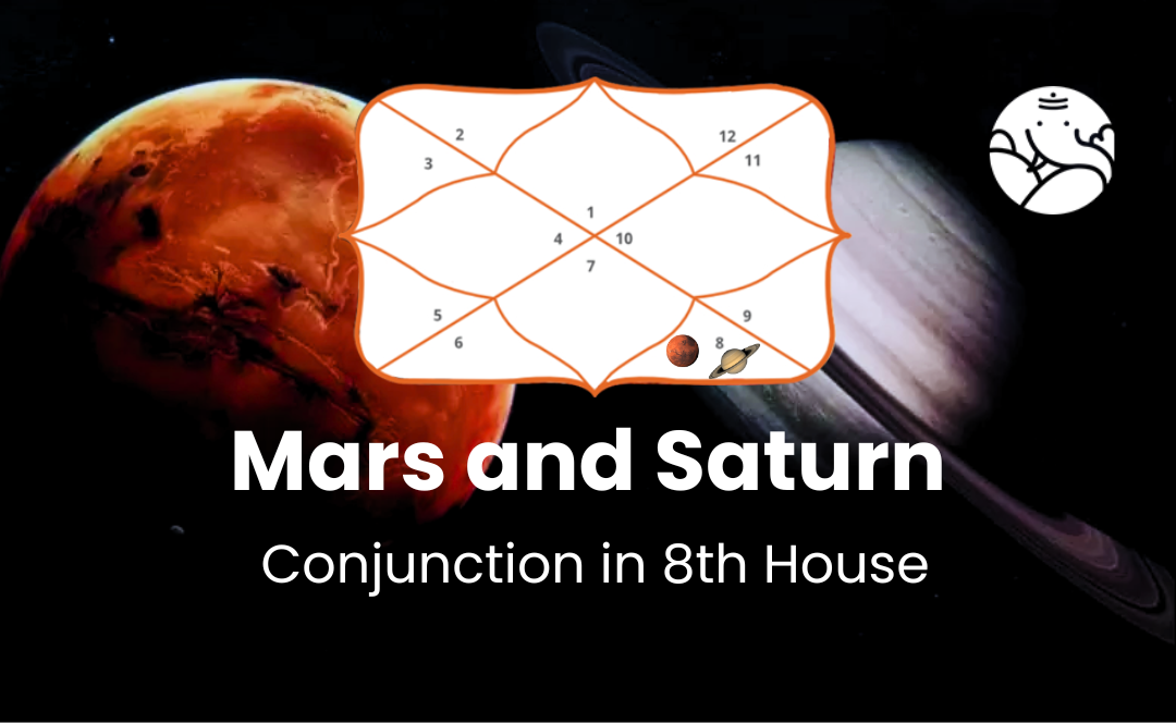 Mars and Saturn Conjunction in 8th House