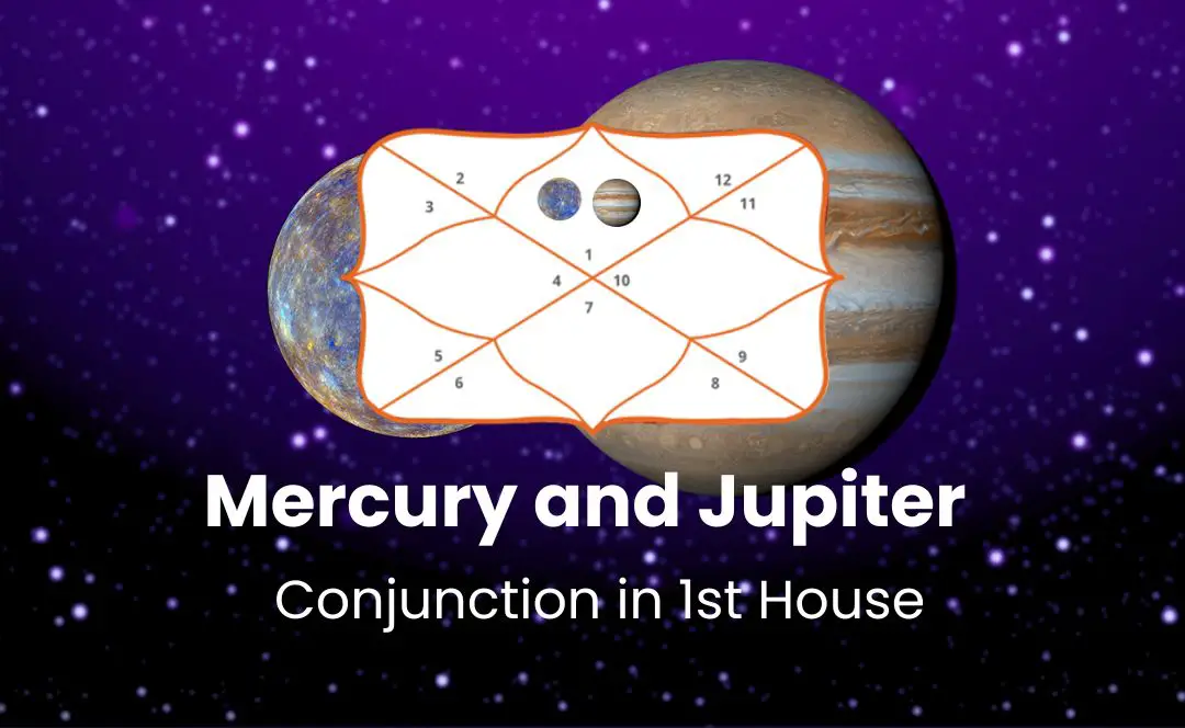 Mercury and Jupiter Conjunction in 1st House - Know its Effects