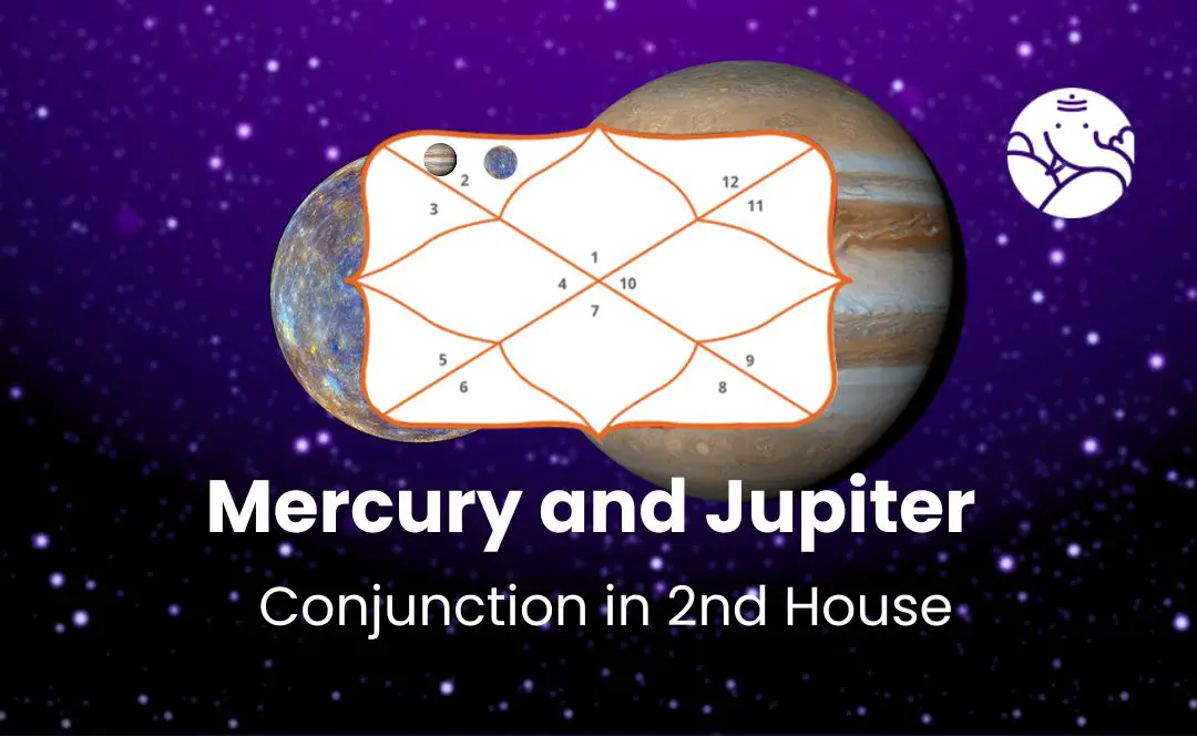 Mercury and Jupiter Conjunction in 2nd House - Know its Effects