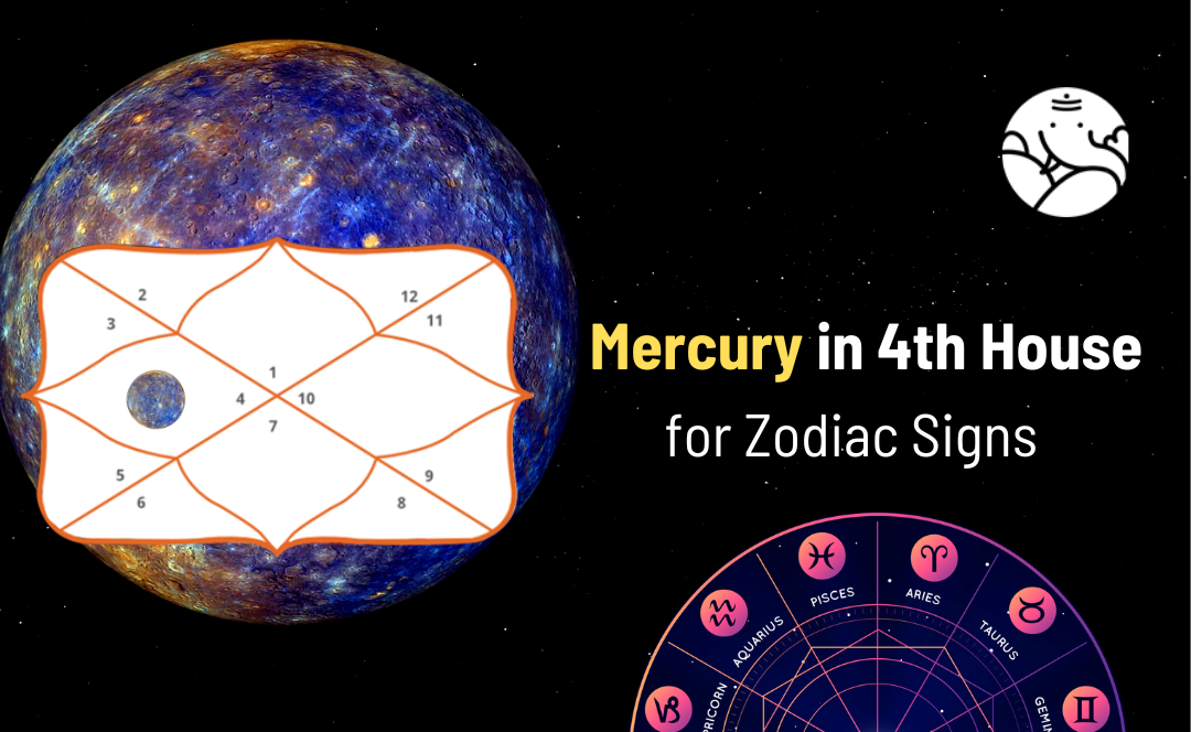 Mercury in 4th House for Zodiac Signs
