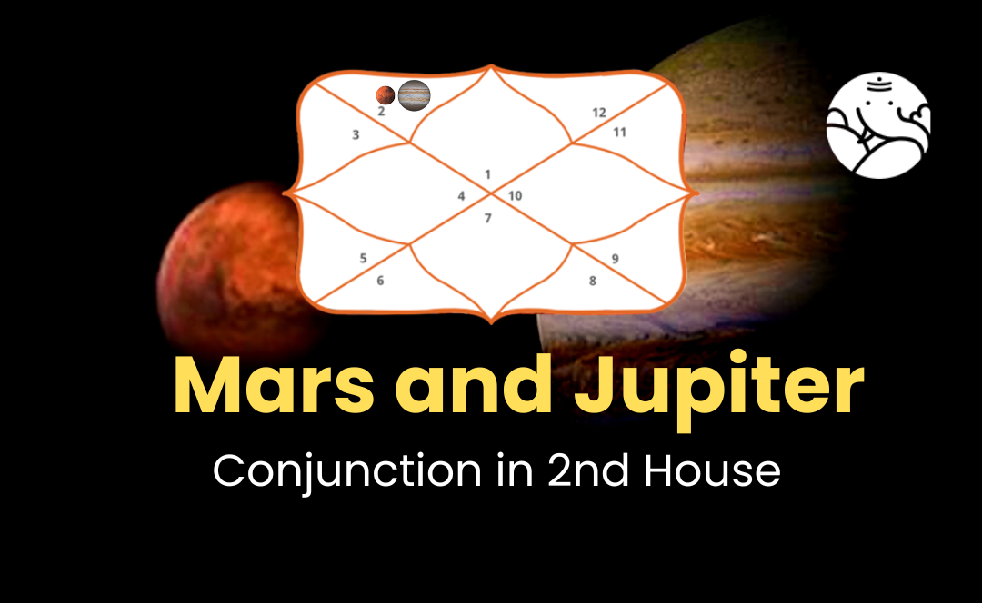 Mars and Jupiter Conjunction in 2nd House