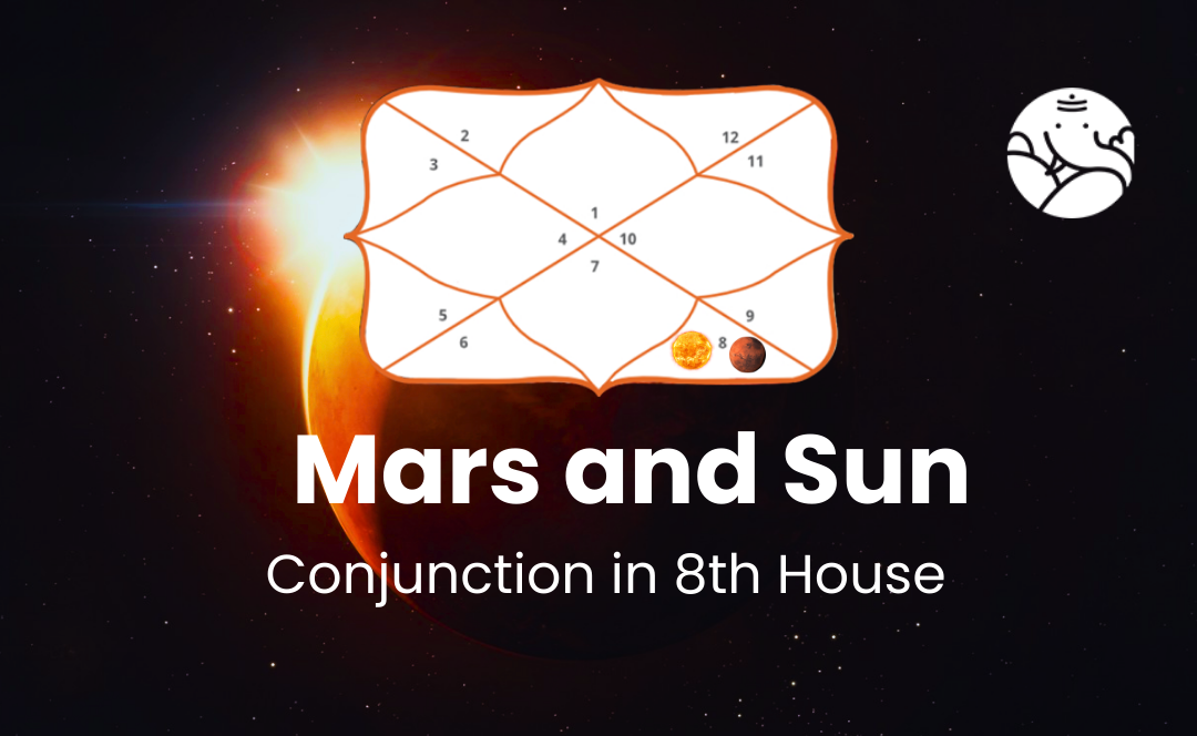 Mars and Sun Conjunction in 8th House
