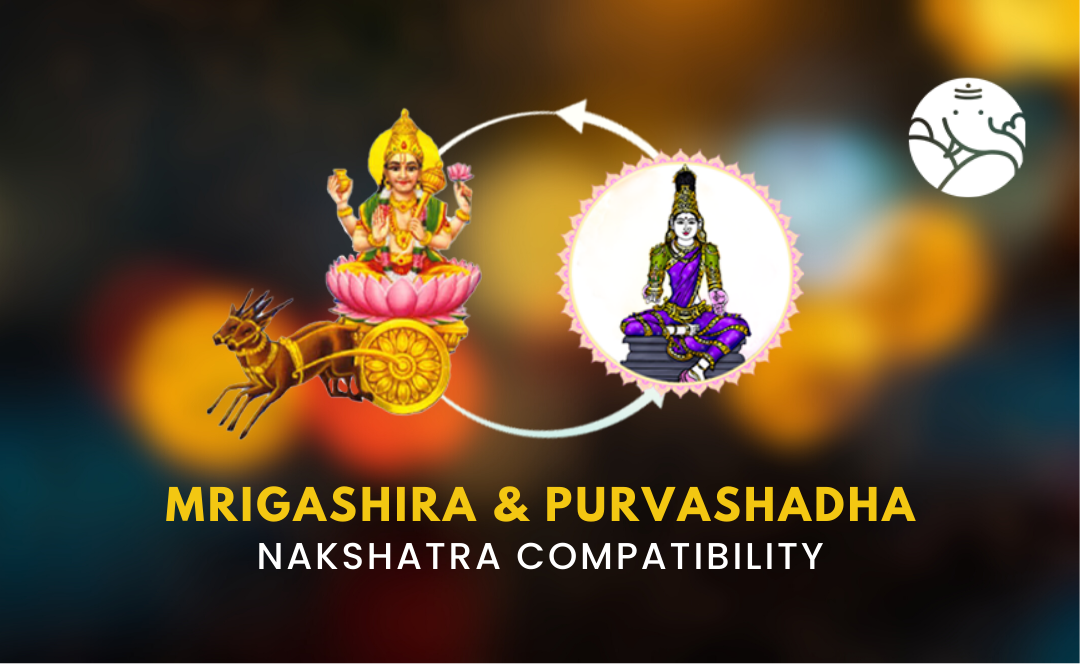 Mrigashira and Purvashadha Nakshatra Compatibility