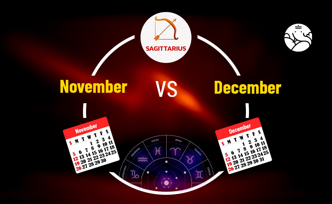 November Sagittarius vs December Sagittarius
