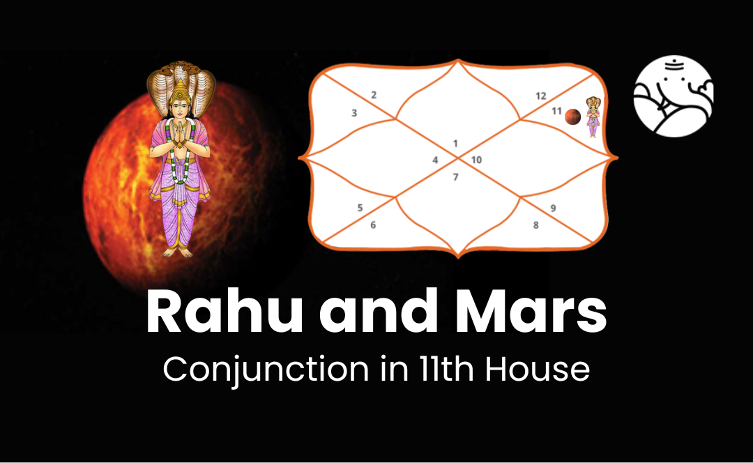 Rahu and Mars Conjunction in 11th House