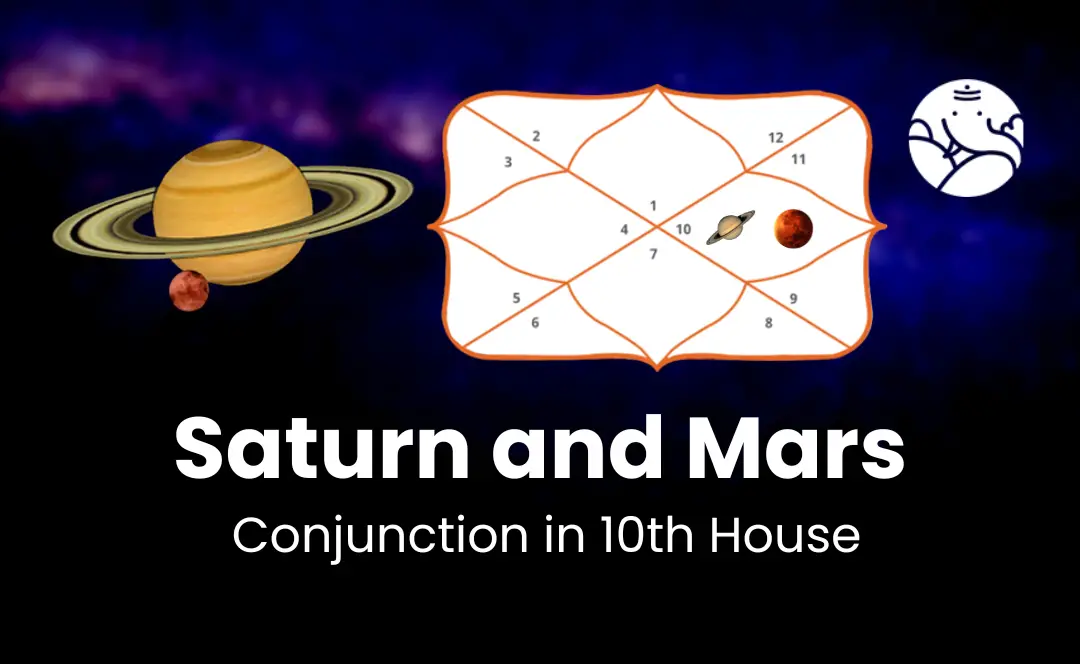 Saturn and Mars Conjunction in 10th House - Know its Effects