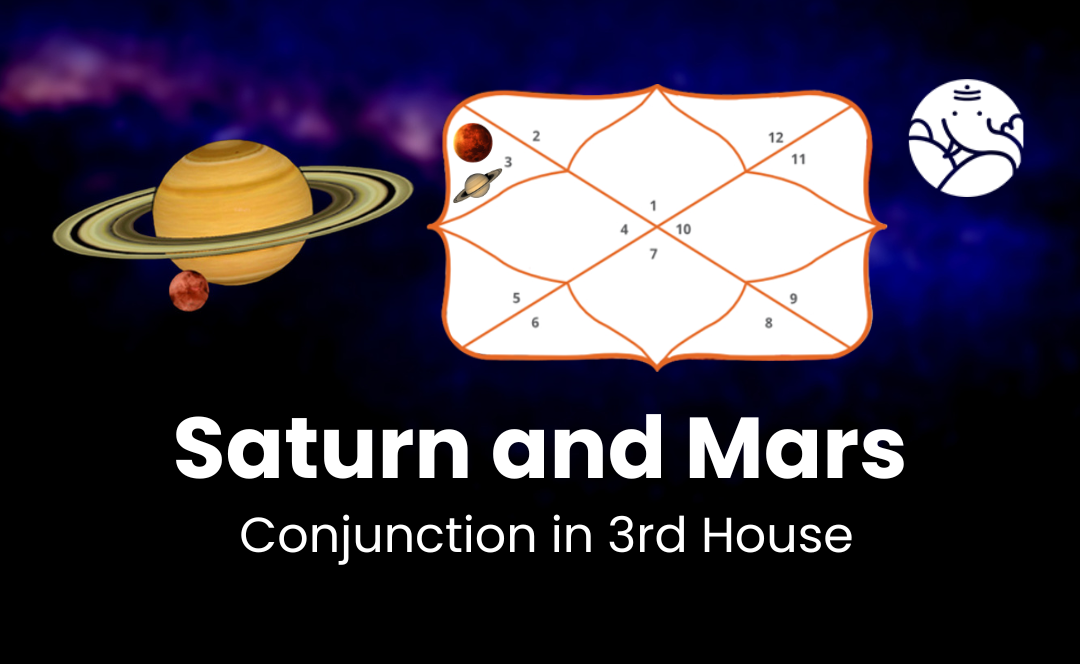 Saturn and Mars Conjunction in 3rd House