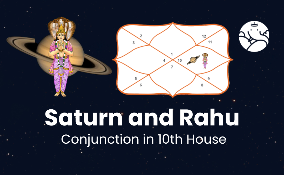 Saturn and Rahu Conjunction in 10th House