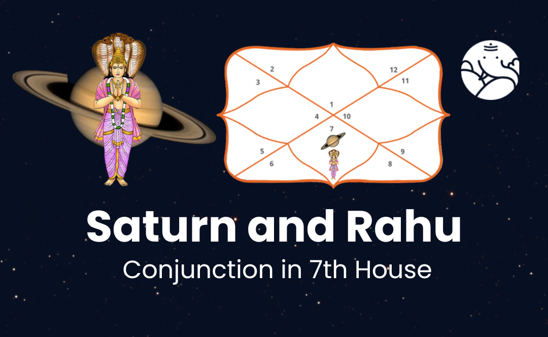 Saturn and Rahu Conjunction in 7th House