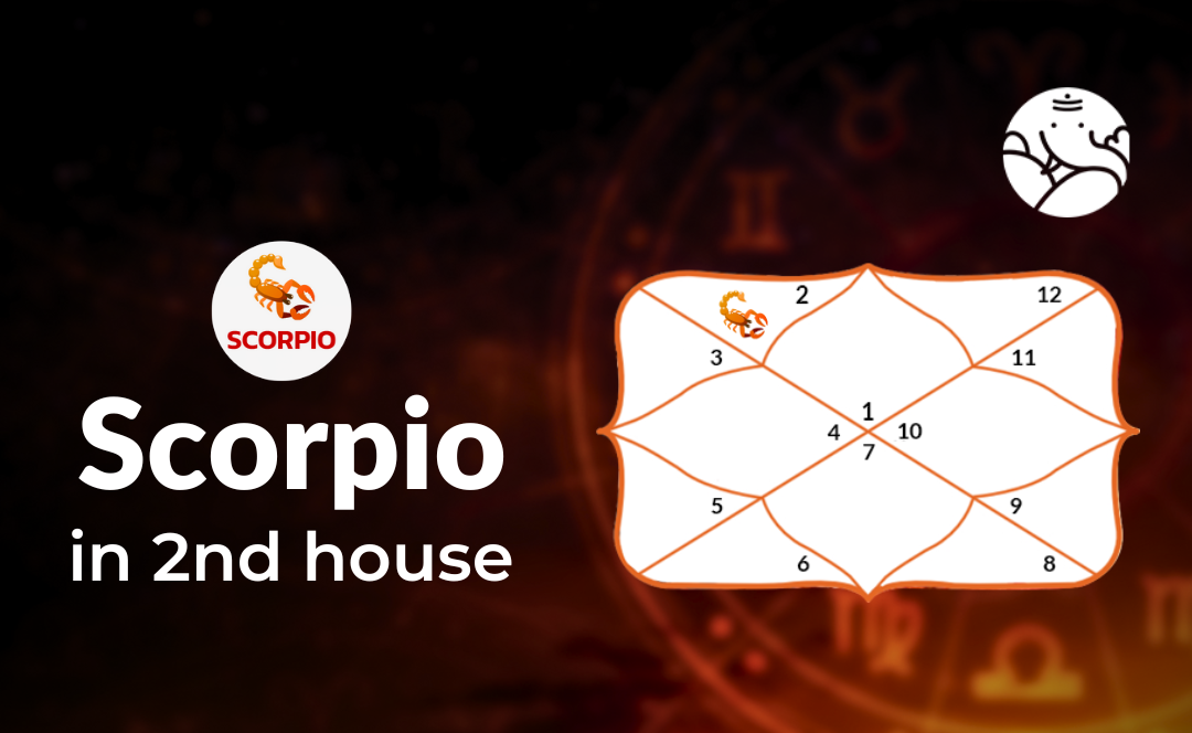 Scorpio in 2nd house