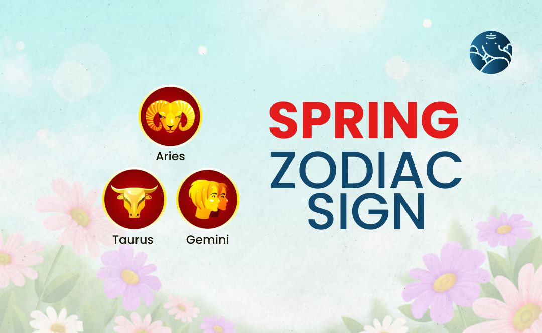 Spring April Sign Spring Zodiac Sign - Aries, Taurus, and Gemini