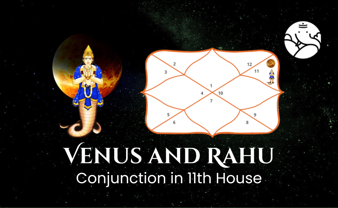 Venus and Rahu Conjunction in 11th House