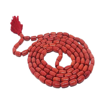 Red Coral Mala - Overcome Fears & Enemies